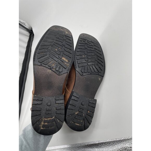 Bed Stu Brown Distressed Leather Mens 11 Lace-Up Dress Shoes Durable Western main image 6